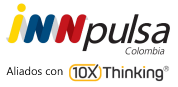 Logo proyecto Innpulsa Colombia en conjunto con 10X Thinking